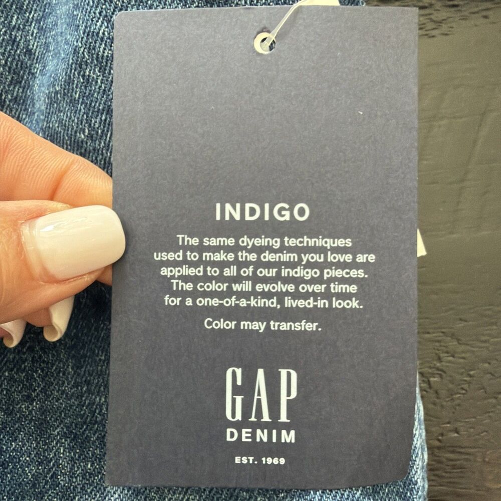 NWT GAP Men’s Sherpa-Lined Icon Denim Trucker Jacket Indigo XS Americana Western - Picture 4 of 6